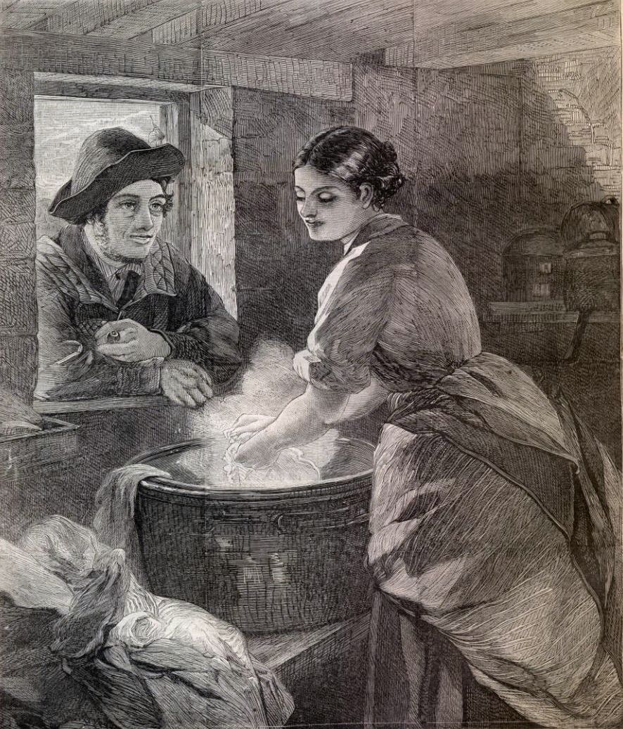 Unknown Artist - Rustic Courtship, 19th Century